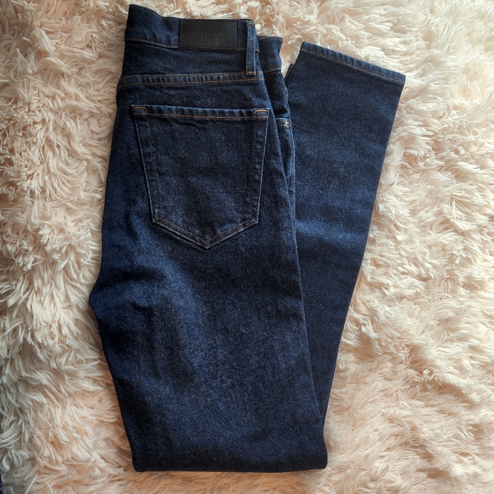 Dark Blue Denim Jeans